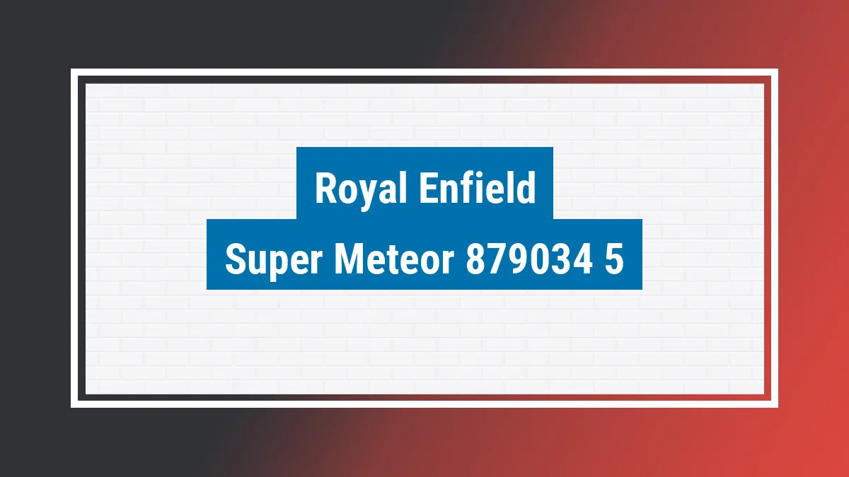 Imagem ilustrativa modelo Super Meteor Astral 650cc Abs Royal Enfield