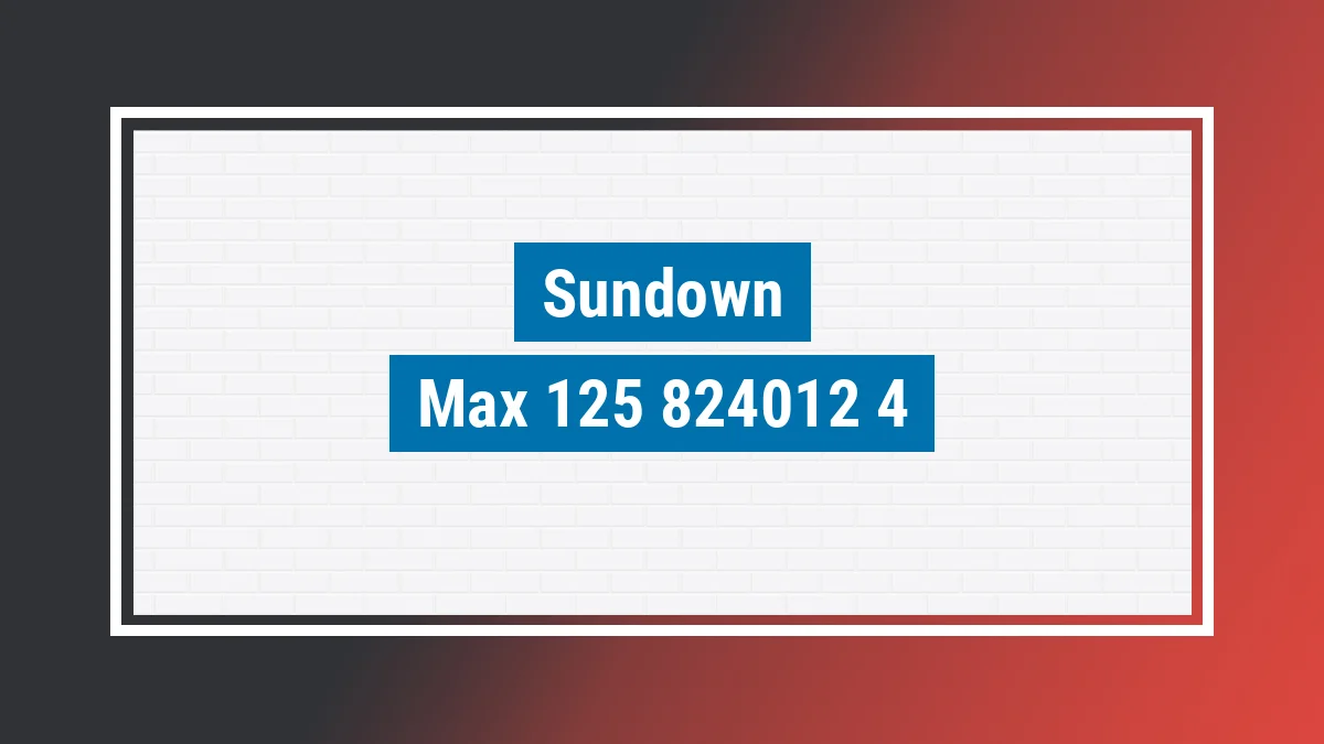 Imagem ilustrativa modelo Max 125 Sed Sundown
