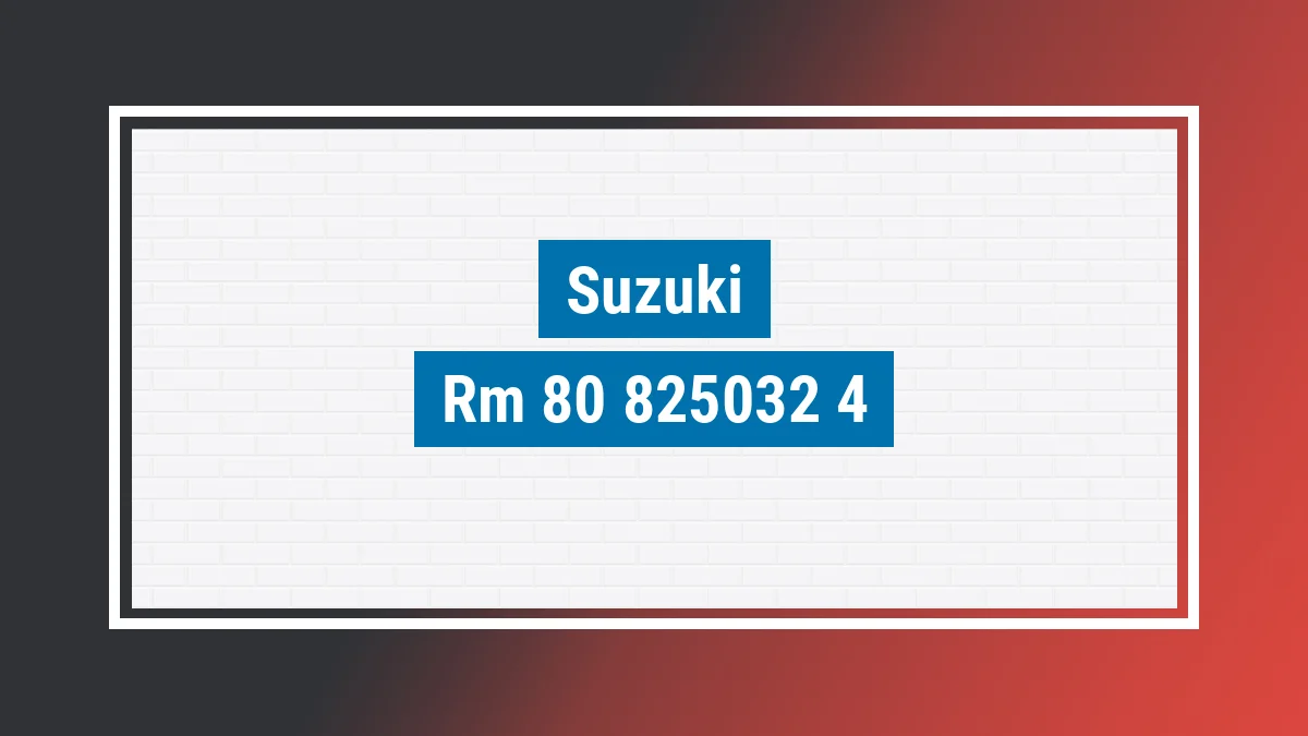 Imagem ilustrativa modelo Rm 80 Suzuki