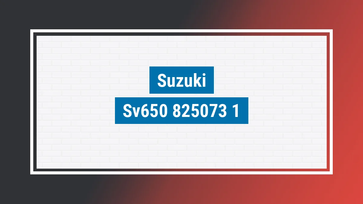 Imagem ilustrativa modelo Sv650 Suzuki