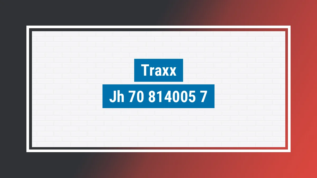 Imagem ilustrativa modelo Jh 70 Iii Traxx