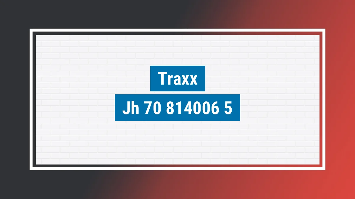 Imagem ilustrativa modelo Jh 70 Traxx
