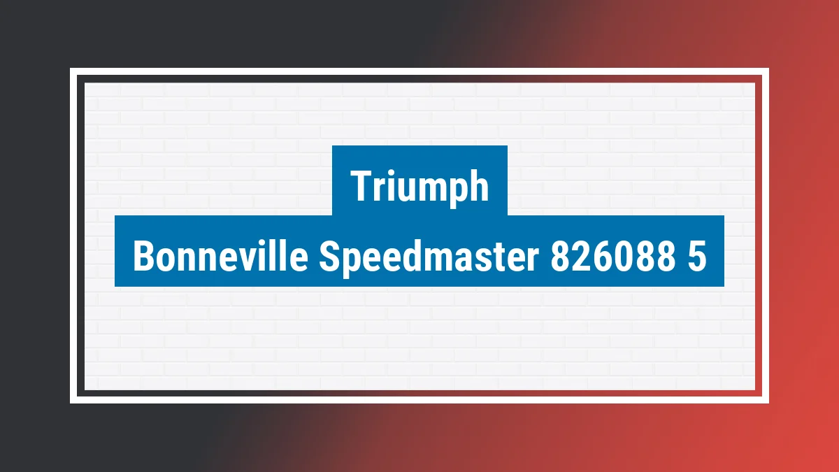 Imagem ilustrativa modelo Bonneville Speedmaster 1200cc Triumph