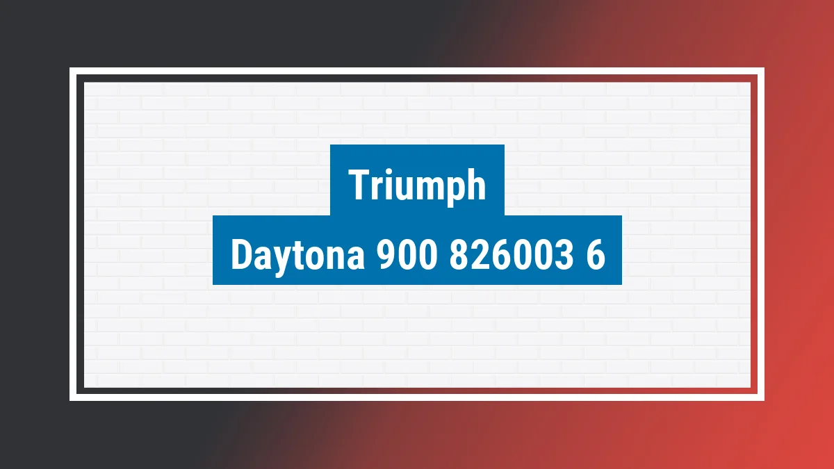 Imagem ilustrativa modelo Daytona 900 Triumph