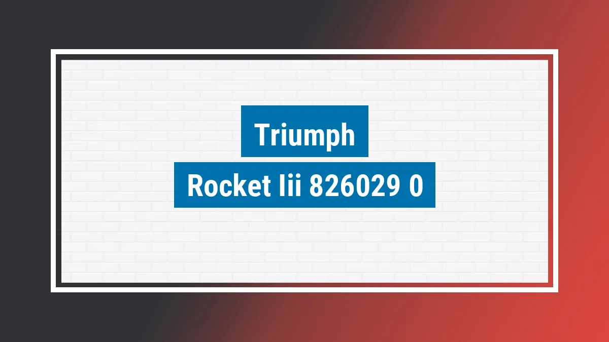 Imagem ilustrativa modelo Rocket Iii Classic 2300cc Triumph