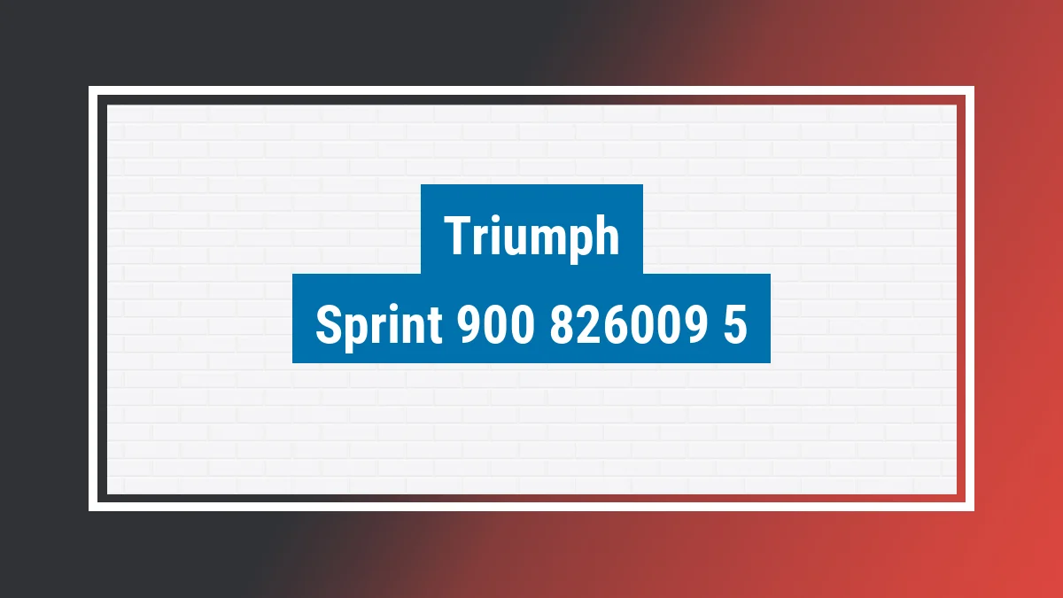 Imagem ilustrativa modelo Sprint 900 Triumph