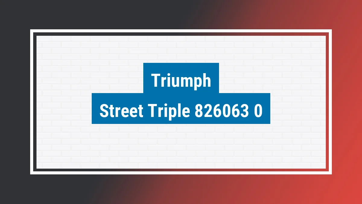 Imagem ilustrativa modelo Street Triple 765 S Triumph