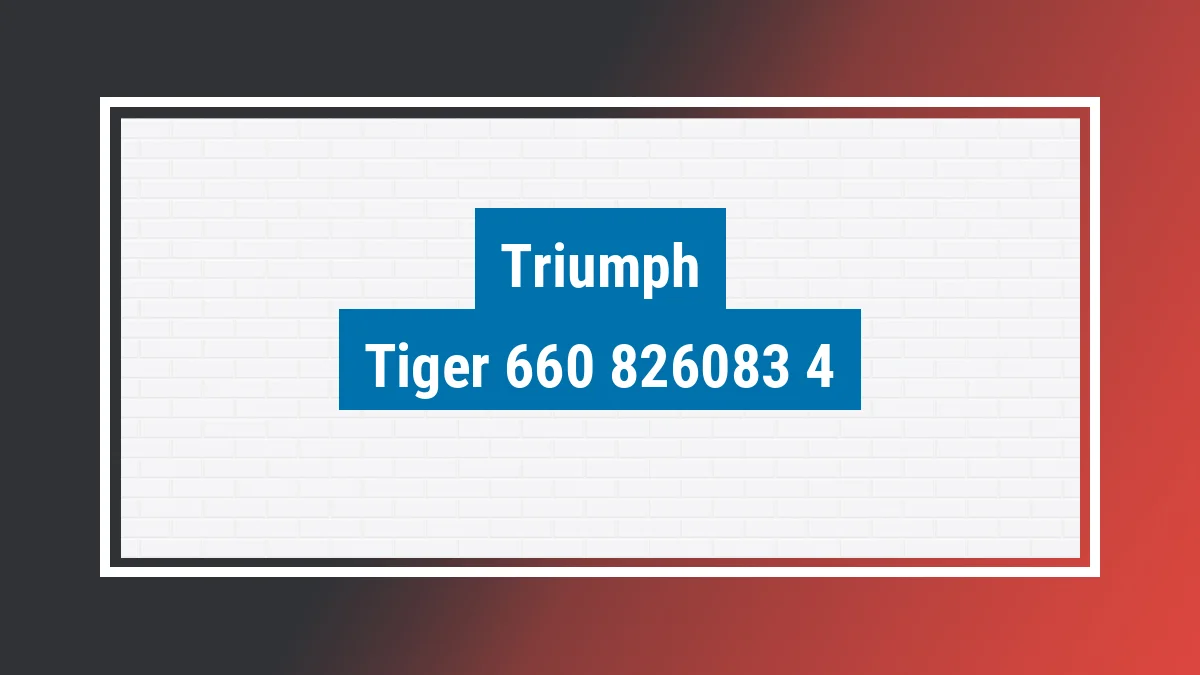 Imagem ilustrativa modelo Tiger 660 Sport Triumph