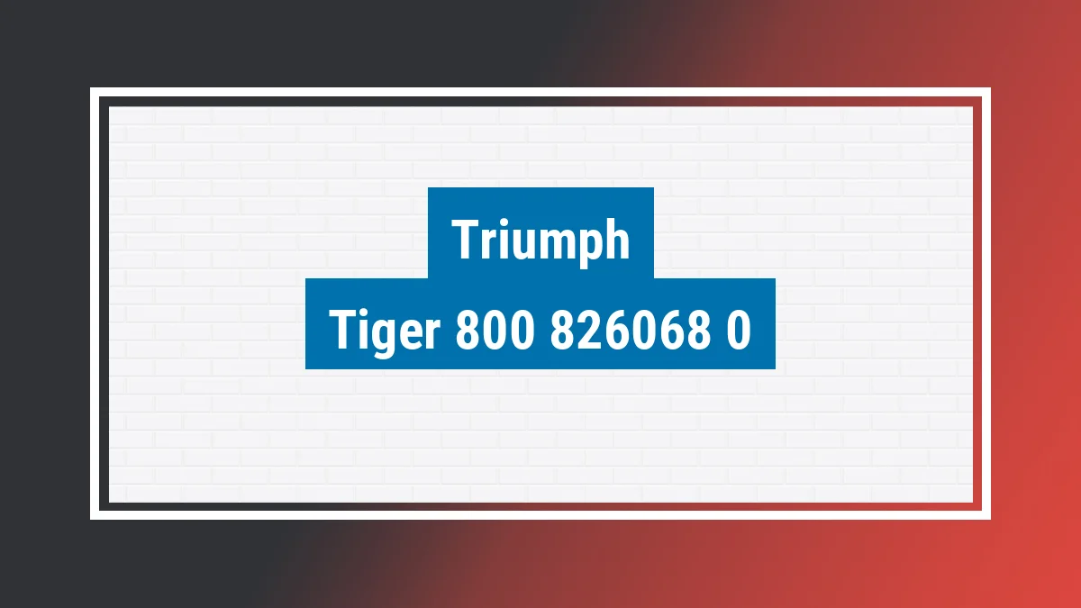 Imagem ilustrativa modelo Tiger 800 Xrt Triumph