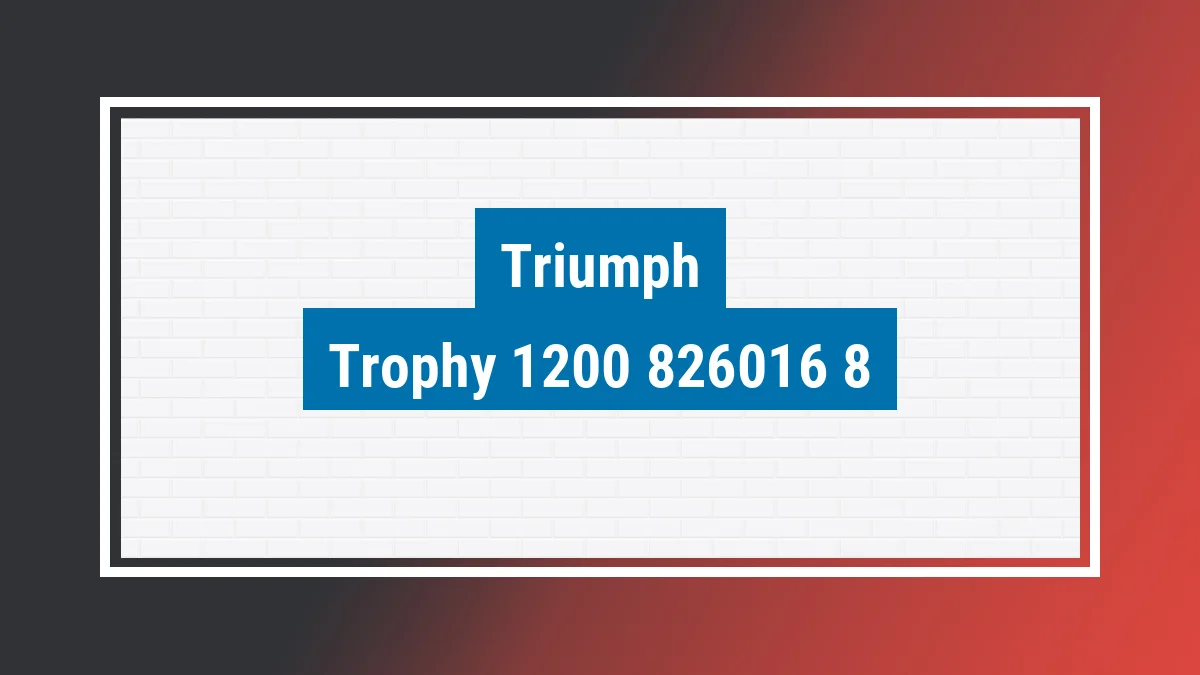 Imagem ilustrativa modelo Trophy 1200 Triumph