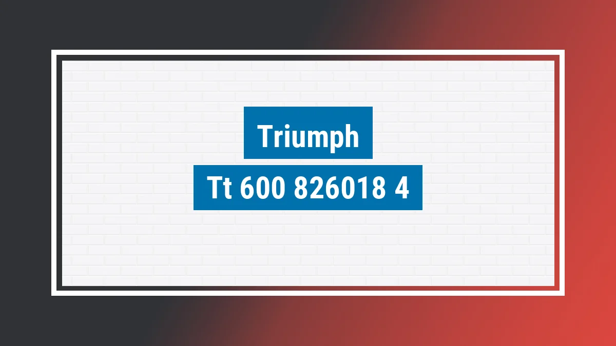 Imagem ilustrativa modelo Tt 600 Triumph