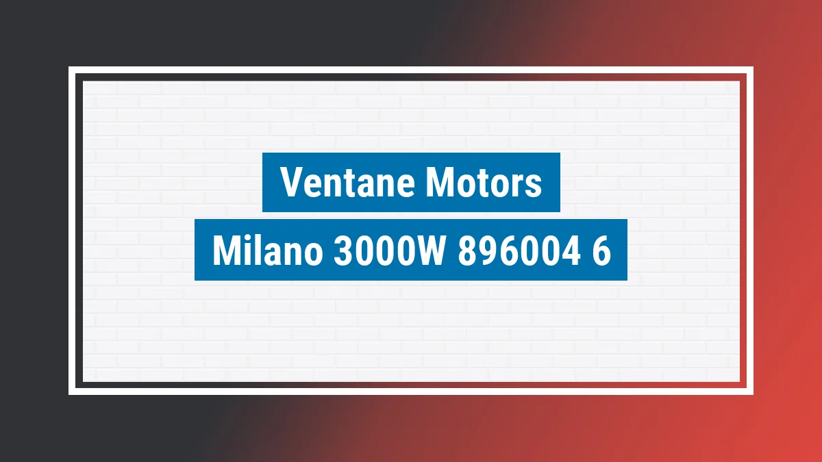 Imagem ilustrativa modelo Milano 3000w (elétrica) Ventane Motors