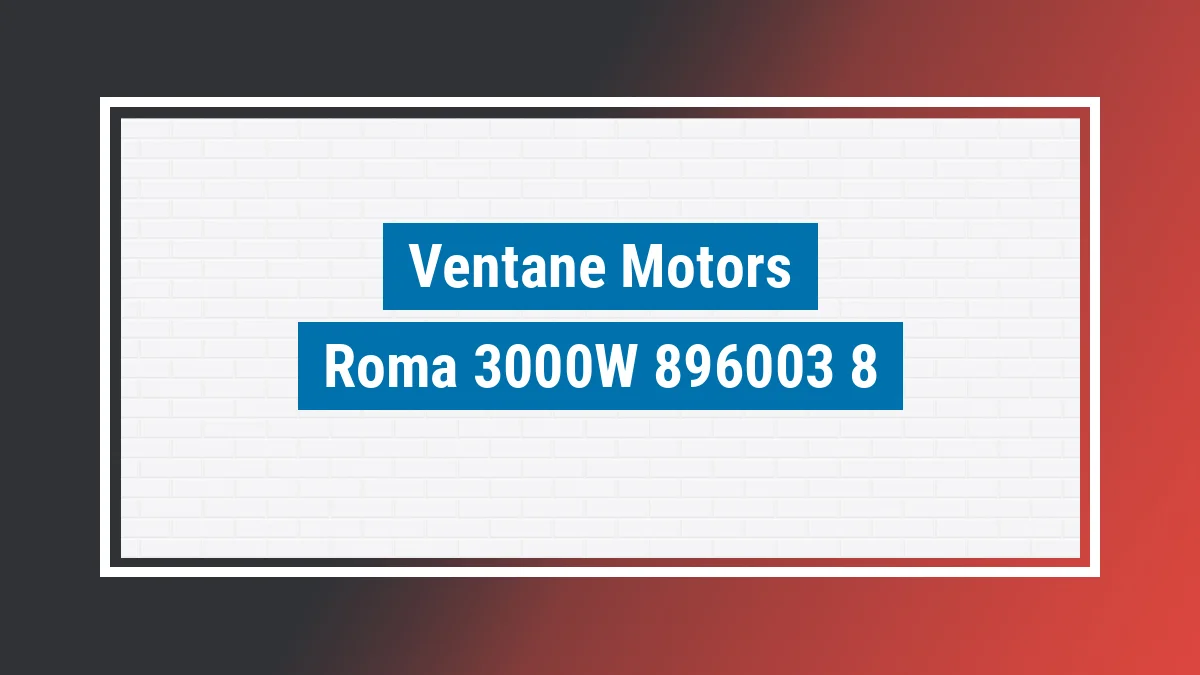 Imagem ilustrativa modelo Roma 3000w (elétrica) Ventane Motors