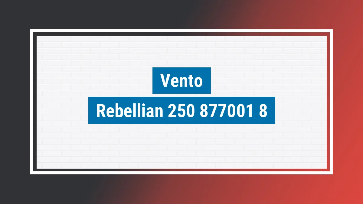 Imagem ilustrativa modelo Rebellian 250 Vento