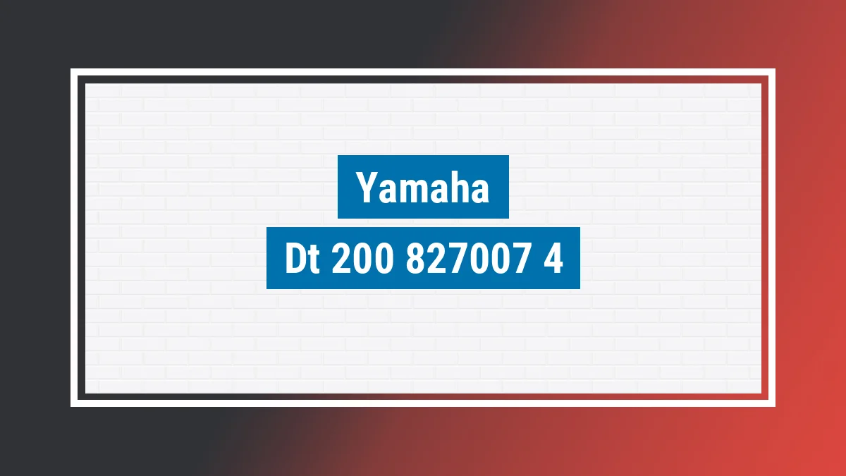 Imagem ilustrativa modelo Dt 200 R Yamaha