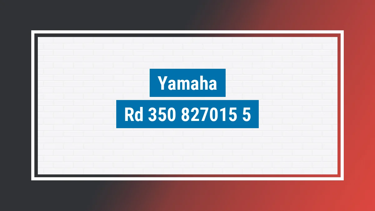 Imagem ilustrativa modelo Rd 350 Lc R Yamaha