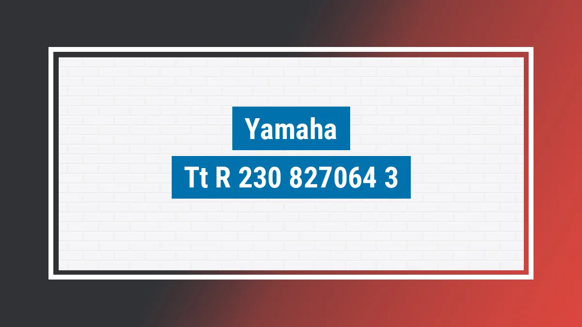 Imagem ilustrativa modelo Tt-r 230 Yamaha
