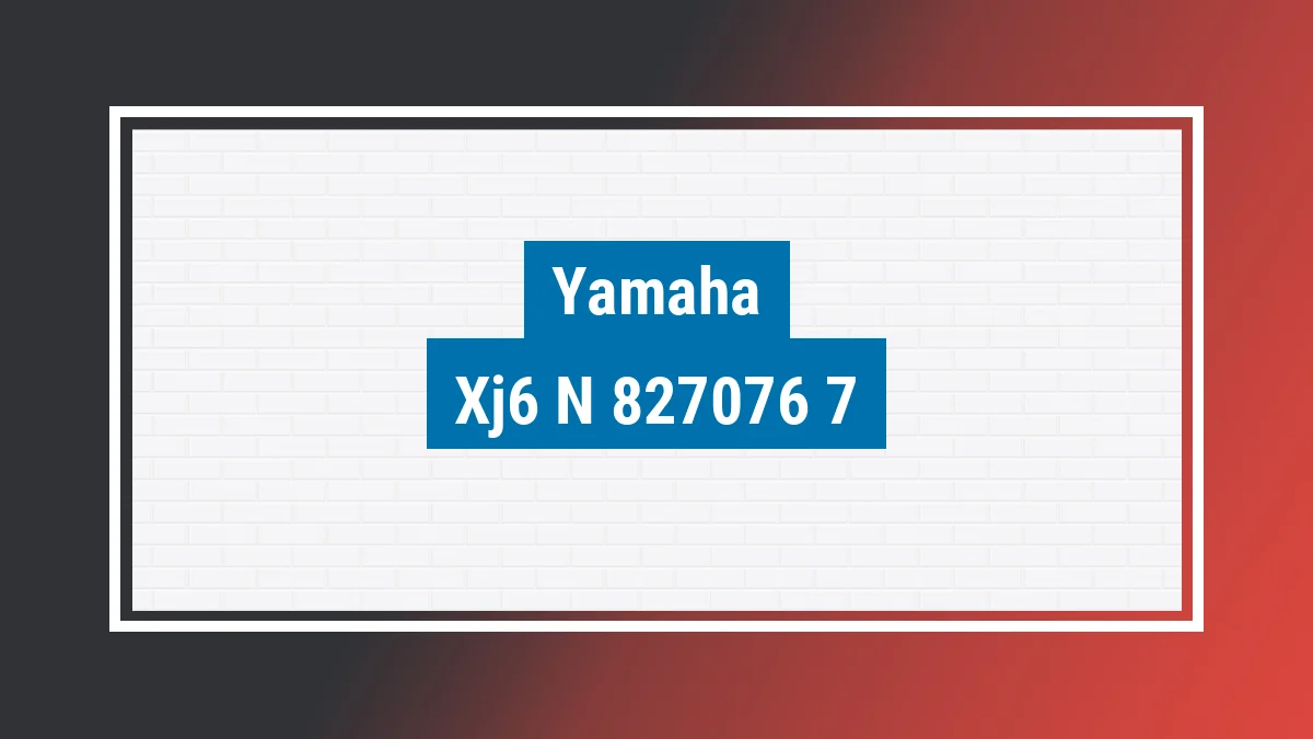 Imagem ilustrativa modelo Xj6 N abs Yamaha