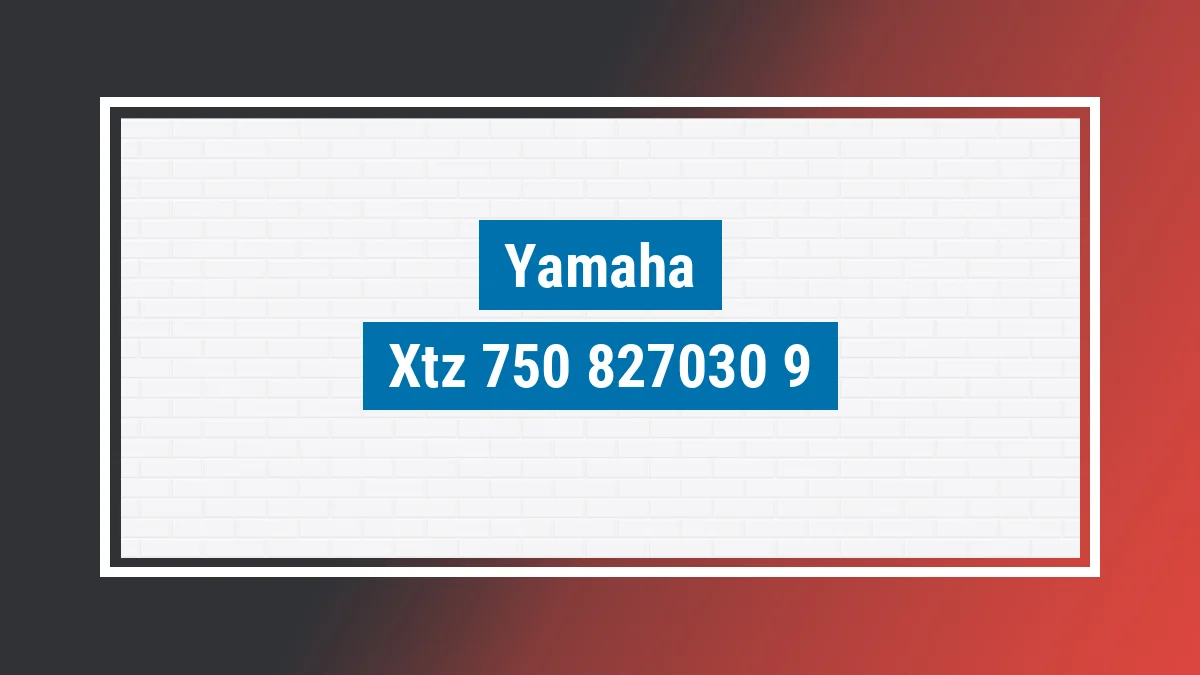 Imagem ilustrativa modelo Xtz 750 S Tenere Yamaha