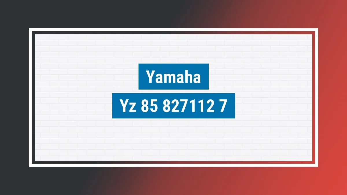 Imagem ilustrativa modelo Yz 85 Lw 85cc Yamaha