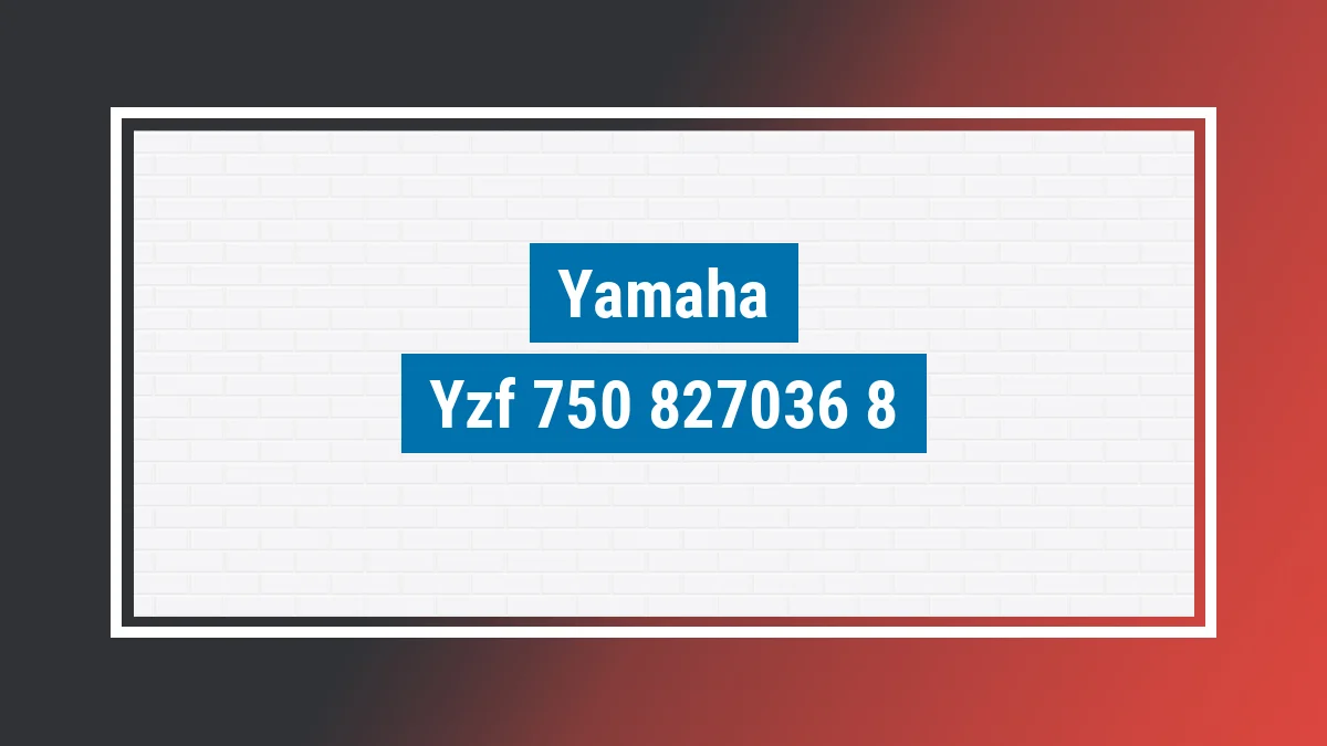 Imagem ilustrativa modelo Yzf 750 Yamaha