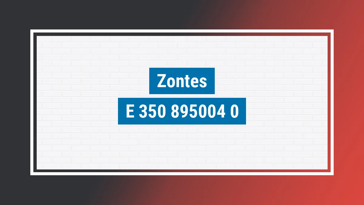 Imagem ilustrativa modelo E 350 Zontes