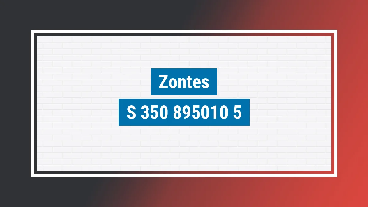 Imagem ilustrativa modelo S 350 Zontes
