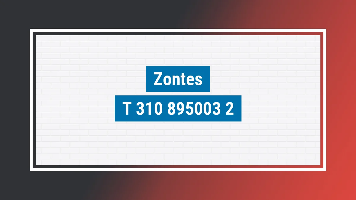 Imagem ilustrativa modelo T 310 Zontes